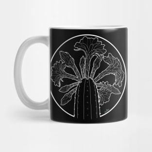 Trichocereus Flower Spiral Reverse Mug